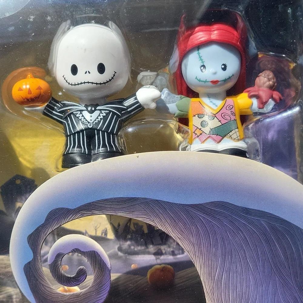 New Fisher-Price Little People Nightmare Before Christmas, Glow in Dark Set - Picture 4 of 6